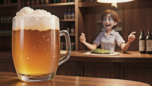 ビール醸造の場面を描写